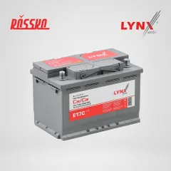 E17C LYNXauto Аккумулятор L3R 74 Ah 660 A обратная полярность 275X174X189
