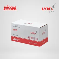 E76C LYNXauto Аккумулятор EFB L5L 100 Ah 1050 A прямой 353X175X190