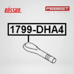 1799-DHA4 Febest Крюк буксирный | прав/лев |