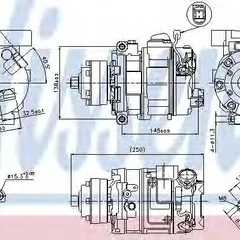 89418 Nissens Компрессор кондиционера