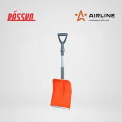 AB-S-01 AIRLINE Лопата для очистки снега с телескопической рукояткой и металлическим кантом 110х24см