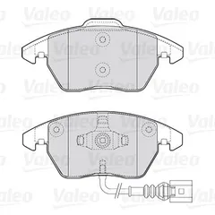 301635 Valeo Колодки тормозные дисковые | Перед |