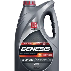 1538770 Лукойл Масло моторное синтетическое 5W-30 GENESIS ARMORTECH FD, 4 л.