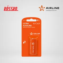 27A-01 AIRLINE Батарейка A27 12V для брелоков сигнализаций щелочная 1 шт.