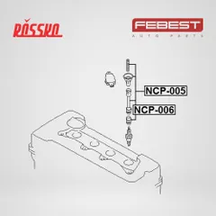 NCP-006 Febest Наконечник катушки зажигания