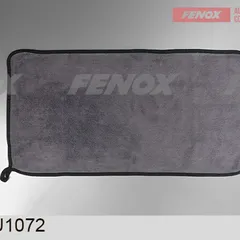 FAU1072 Fenox Салфетка из микрофибры двусторонняя, 30х60 см, серый, красный