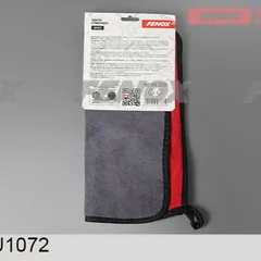 FAU1072 Fenox Салфетка из микрофибры двусторонняя, 30х60 см, серый, красный