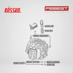2399-004 Febest Пробка сливная масляного картера, правый, левый