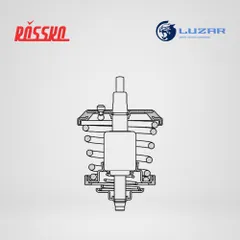 LT 1806 Luzar Термостат для Volkswagen Passat B6 с 2005 г., Skoda Octavia A5 с 2004 г., 1.8T / 2.0T с температурой срабатывания +95 С термоэлектрический