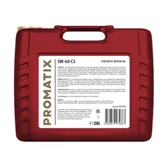 PX1067 PROMATIX 5W-40 C3 20л. (синт. мотор. масло)