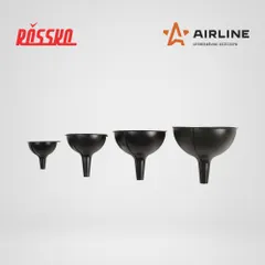 APFP006 AIRLINE Воронки комплект 4пр. PRO (55, 75, 95, 115мм), пакет с навершием