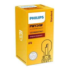 12174NAHTRC1 Philips Снят с производства Лампа накаливания PWY24W 12V 24W Standart WP3.3x14.5/4