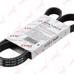 6PK1203-SP LYNXauto Ремень поликлиновой 6PK1203, EPDM