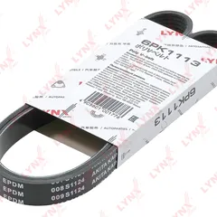 6PK1113-SP LYNXauto 6PK1113 Ремень поликлиновой (EPDM) LADA 2110-12/PRIORA 2170-72