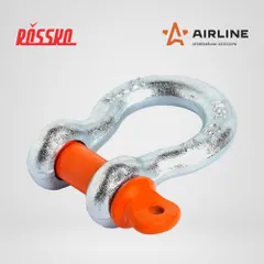 ASHA001 AIRLINE Шакл буксировочный металлический 2 т / 8 т