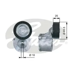 T39281 Gates Ролик натяжной приводного ремня