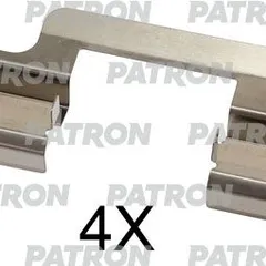 PSRK1301 PATRON Комплект монтажный тормозных колодок дисковых LAND ROVER: RANGE ROVER SPORT 05-, DISCOVERY IV 09-, DISCOVERY III 04-