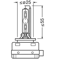66140-1SCB Osram XENARC ORIGINAL