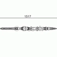 1 987 477 382 Bosch Трос стояночного тормоза