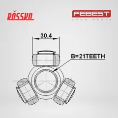2116-FOC16 Febest Трипод