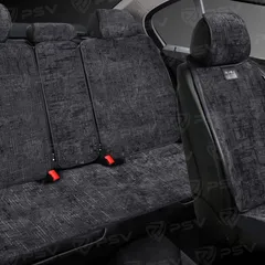 139173 PSV Накидки Decor (Черный), комплект на весь салон, велюр