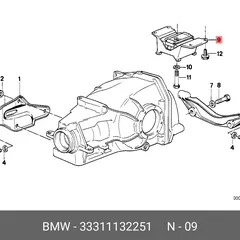 33 31 1 132 251 BMW Подушка раздаточной коробки