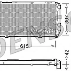 DRM02003 Denso Радиатор системы охлаждения