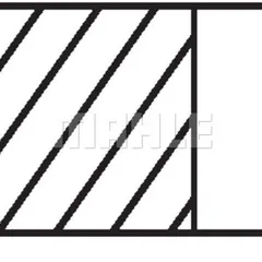 014 98 V2 Mahle Кольца поршневые