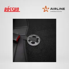 ADHC022 AIRLINE Накидка с подогревом на сиденье 12 В, 35/45Вт, 128*49см, искусств.мех, черная | зад |