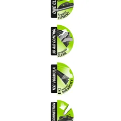 575783 Valeo Снят, замена 575003 Бескаркасная щетка стеклоочистителя (универсальное крепление)  450мм