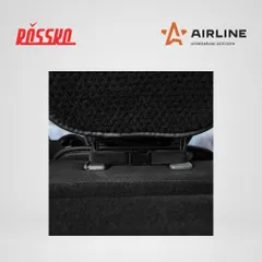 ADHC018 AIRLINE Накидка с подогревом на заднее сиденье PRO, 12 24 В, 33 Вт, встроенный пульт, искусственный мех кожа, черная