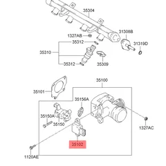 3517026900 Hyundai/Kia Электронные приборы, устройства и машины для измерения или контроля ге