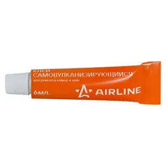 AGR07 AIRLINE Клей-активатор для ремонта шин и камер в тюбике 6мл