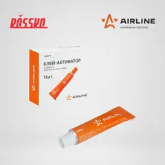 AGR07 AIRLINE Клей-активатор для ремонта шин и камер в тюбике 6мл