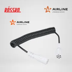 ATE-12 AIRLINE Кабель прицепа 24В тип-S 7 контактов 4,5м (литой)