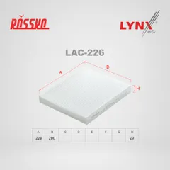 LAC-226 LYNXauto Салонный фильтр