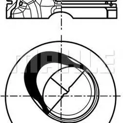 028 PI 00130 000 Mahle Поршнекомплект