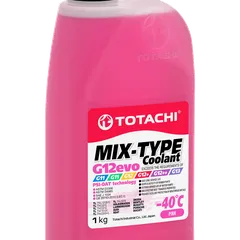 46801 Totachi Антифриз, готовый раствор MIX-TYPE COOLANT G12evo -40C розовый 1 кг