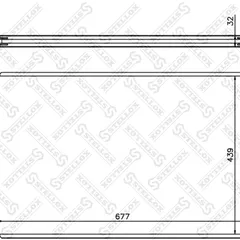 10-25508-SX Stellox Радиатор системы охлаждения