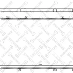 10-25160-SX Stellox Радиатор Alfa Romeo 156 1.8-2.5 Tw.Sp97>