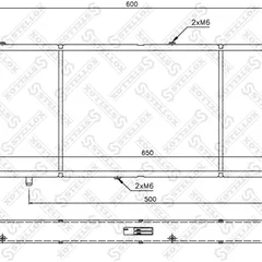 10-25046-SX Stellox Радиатор системы охлаждения