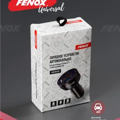FAE200103 Fenox Устройство зарядное универсальное 4 USB 5.5А, 12-32В, 7*4см