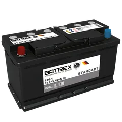 4610082700727 BATREX Аккумулятор STANDART 100 Ah, 820 A, 352 x 175 x 190 прям.