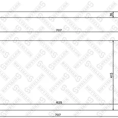 10-25770-SX Stellox Радиатор системы охлаждения Opel Corsa D 1.3DTi