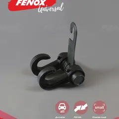 FAU1009 Fenox Вешалка-крючок в авто на подголовник с крючком, черный