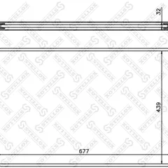 10-25507-SX Stellox Радиатор системы охлаждения Audi
