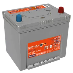 4610082700352 BATREX Аккумулятор ASIA EFB 70 Ah, 600 A, 230 х 175 х 223 обратный